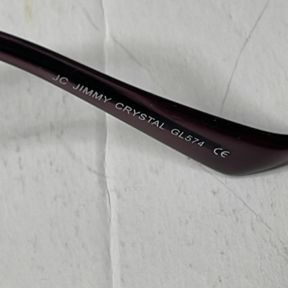 JIMMY Crystal Sunglasses Blue with Blue Swarovski Crystals - Picture 6 of 10